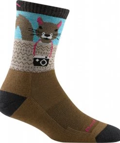 ACCESSORIES Women's Critter Club Micro Crew Lightweight With Cushion By Darn Tough