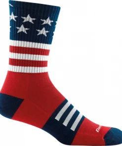 Men's Captain Stripe Micro Crew Lightweight With Cushion By Darn Tough ACCESSORIES