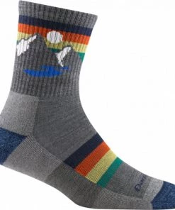 Sunset Ridge Jr. Micro Crew Lightweight With Cushion By Darn Tough