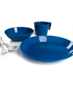 GSI Outdoors EQUIPMENT Cascadian 1 Person Table Set- Blue By GSI