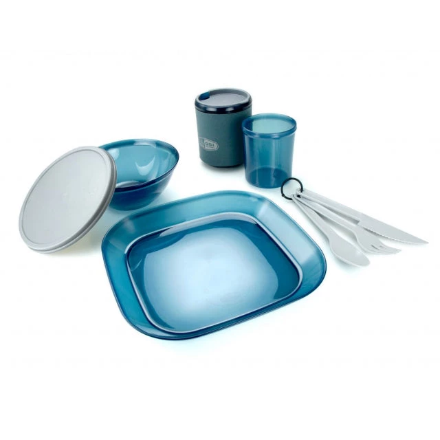 GSI Outdoors Infinity 1 Person Tableset- Blue By GSI EQUIPMENT 1 GSI Outdoors Infinity 1 Person Tableset- Blue By GSI EQUIPMENT
