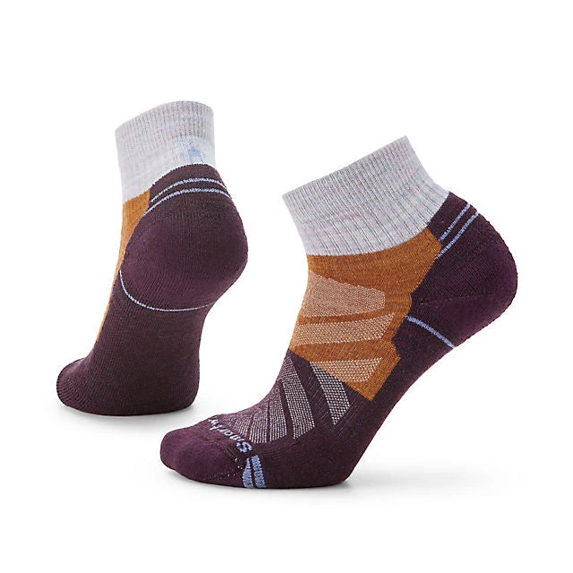 Women's Hike Light Cushion Color Block Pattern Ankle Socks By Smartwool 1 Women's Hike Light Cushion Color Block Pattern Ankle Socks By Smartwool
