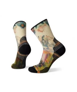 Women's PhD Hike LC Mountain Print Crew By Smartwool ACCESSORIES