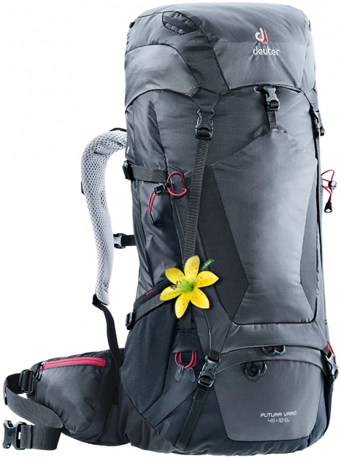 Women's Futura Vario 45 + 10 SL By Deuter EQUIPMENT 1 Women's Futura Vario 45 + 10 SL By Deuter EQUIPMENT