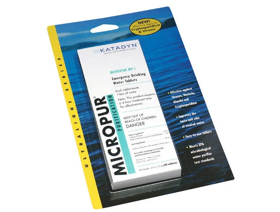 Micropur MP1 Purification Tablets By Katadyn 2 Micropur MP1 Purification Tablets By Katadyn