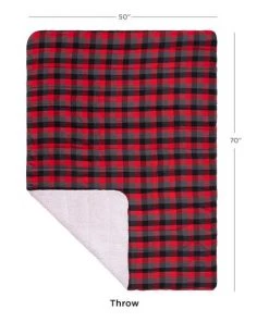 Flannel Sherpa Blanket By Rumpl Blankets