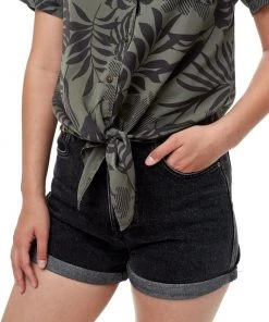 Women's Meander Tie Front Shirt By TenTree